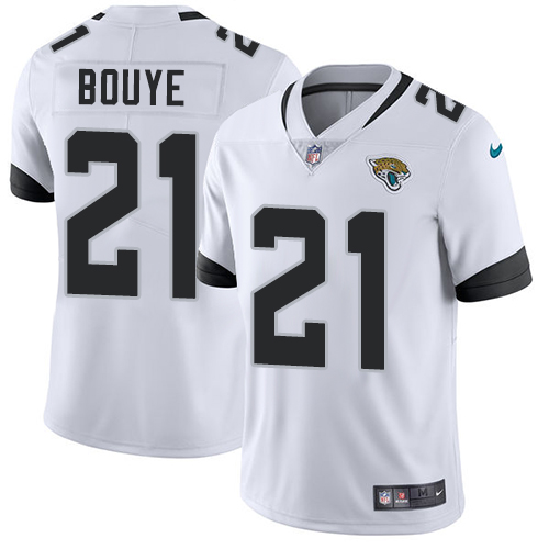 Nike Jaguars #21 A.J. Bouye White Men's Stitched NFL Vapor Untouchable Limited Jersey - Click Image to Close